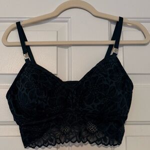 Aerie Green Lace Bralette